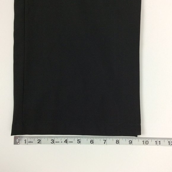 NWOT Wide Leg Trousers English Factory High Rise Snapside Black Modern Career S - Picture 13 of 13